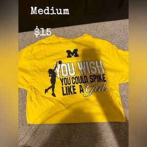 Michigan volleyball shirt